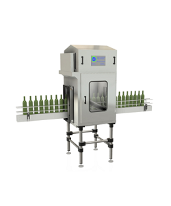 Product shot of ACI's mini LNL bottle and can drying system